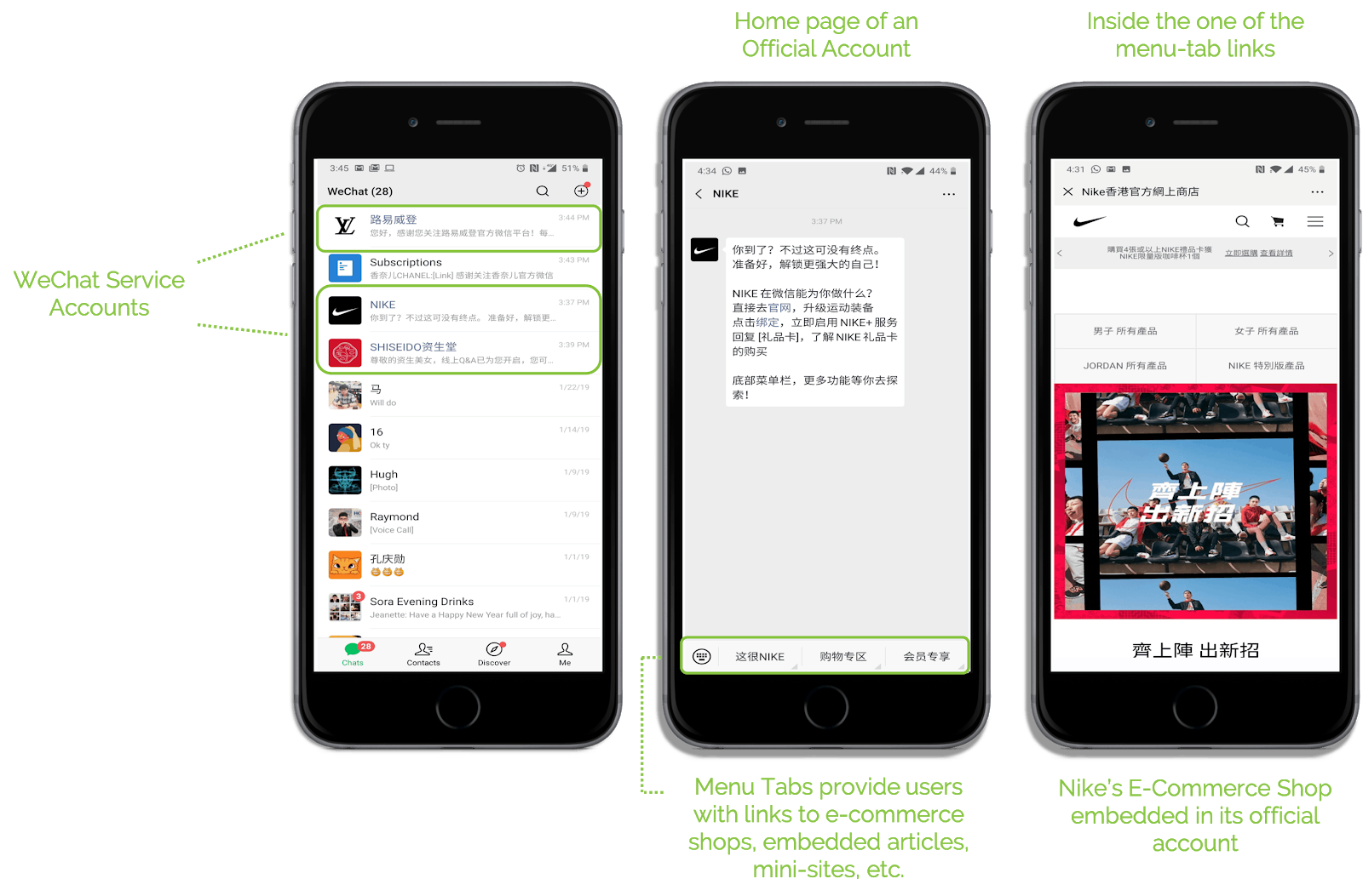 WeChat Service Accounts